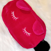 Pink/Rose Red Makeup Bag - Luscious Eyelashes
